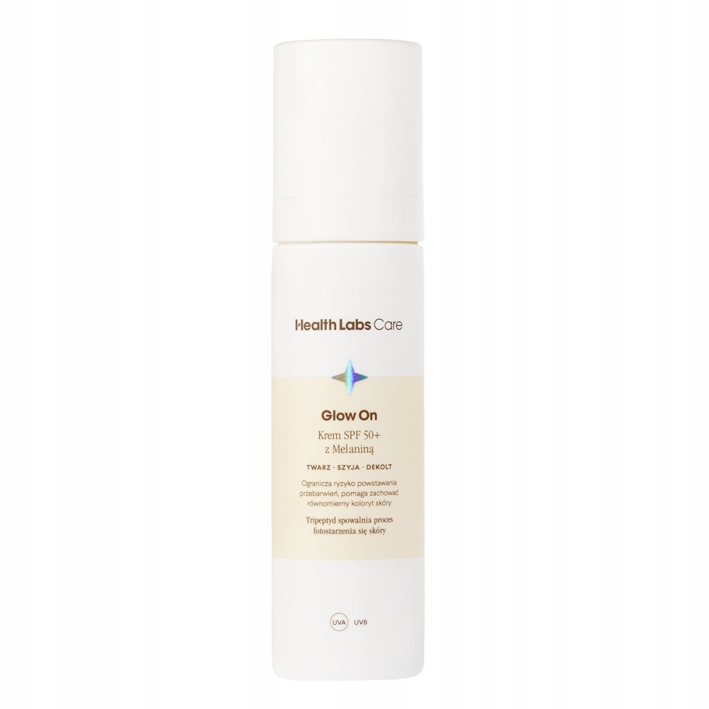 Pleťový krém HealthLabs Glow On SPF50+ s melaninem 50 ml
