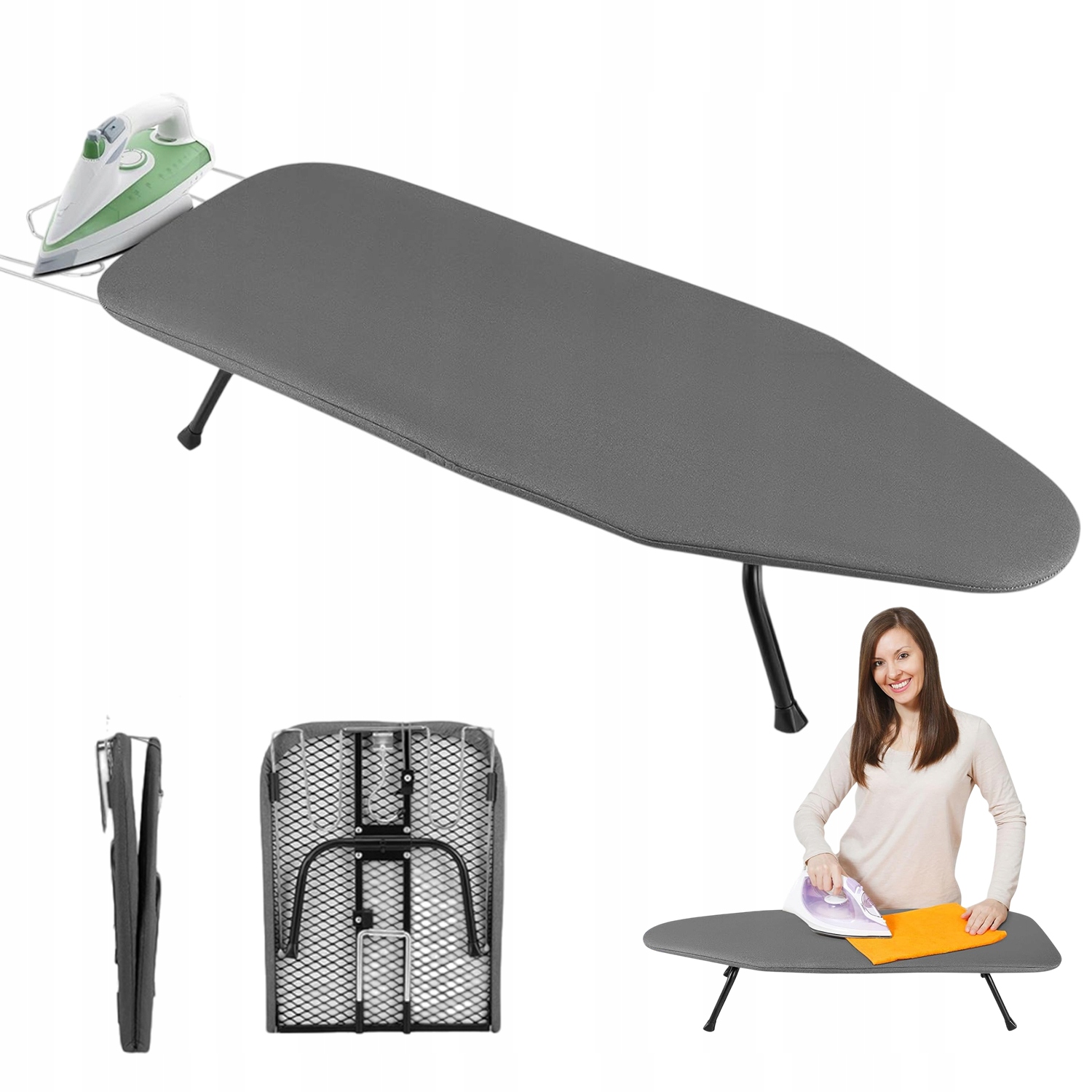 Mini Žehlicí Prkno S Háčky Skládací Stůl Žehlicí Prkno