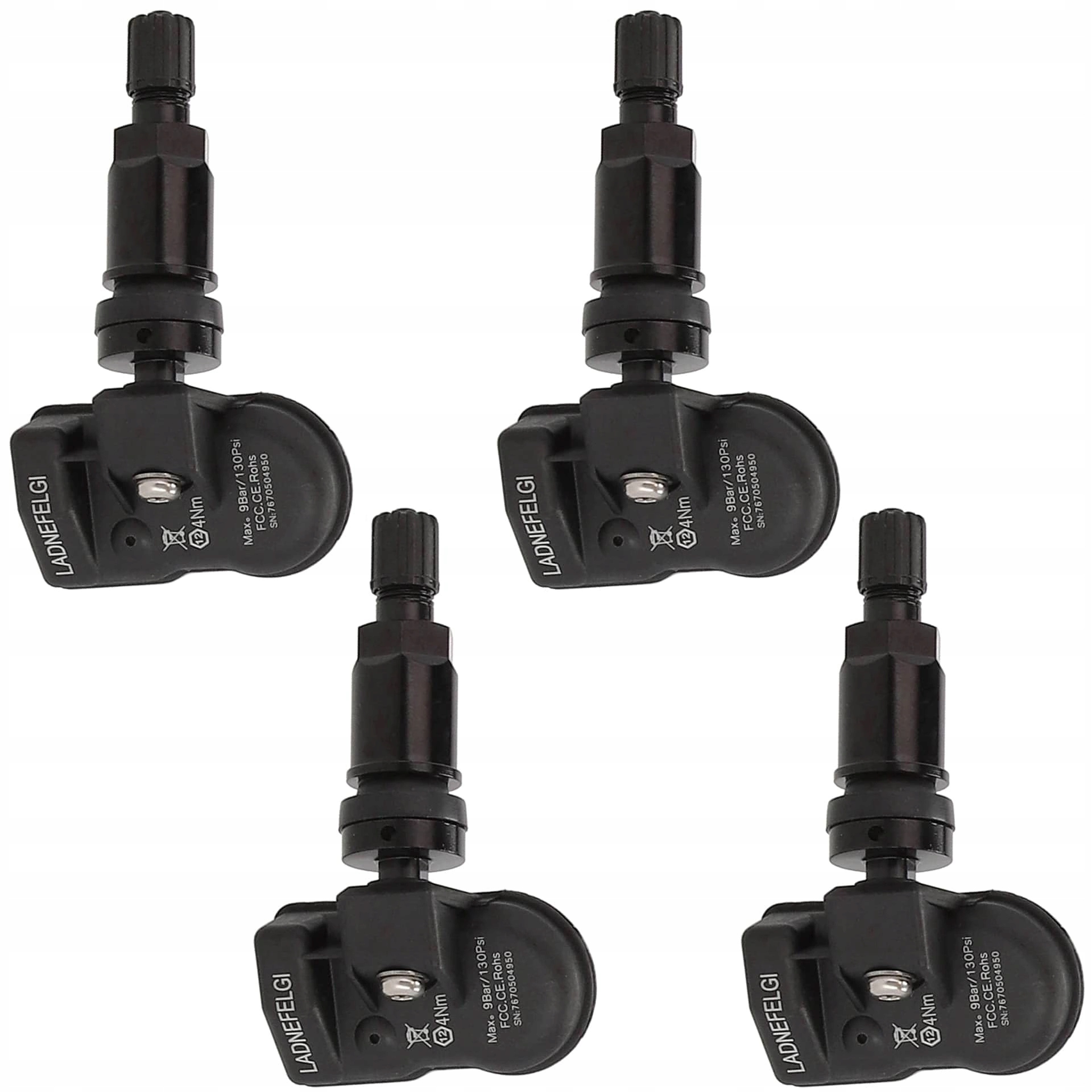 4x Snímač tlaku Tpms pre Alfa Romeo Giulia 2016-2016 50547691