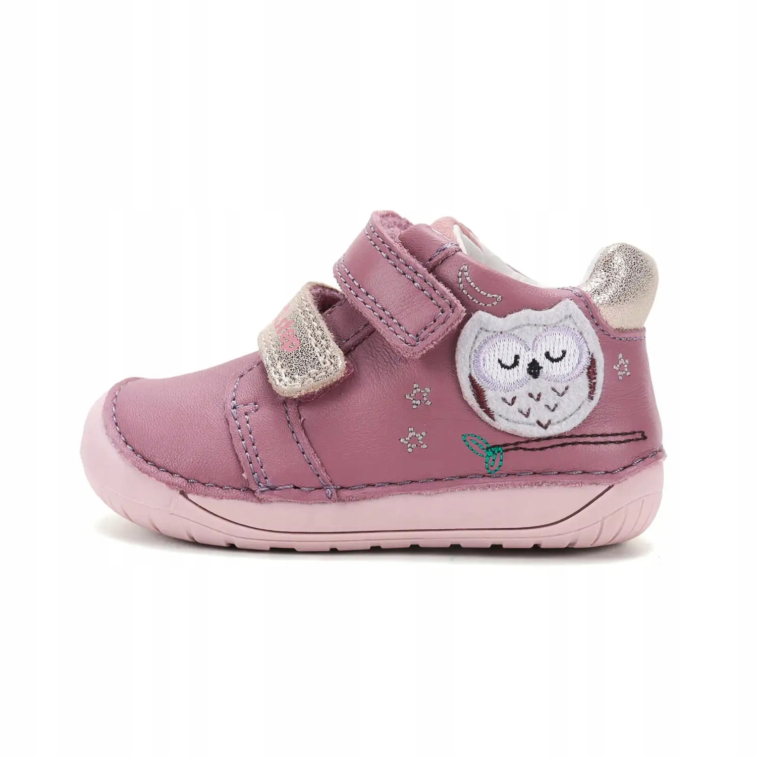 D.D Step S070-62659B Lekkie Buty Barefoot Dziecięce Skórzane Raspberry R 21