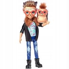 ENCHANTIMALS LALKA HIXBY + FIGURKA JEŻYK POINTER Marka Enchantimals