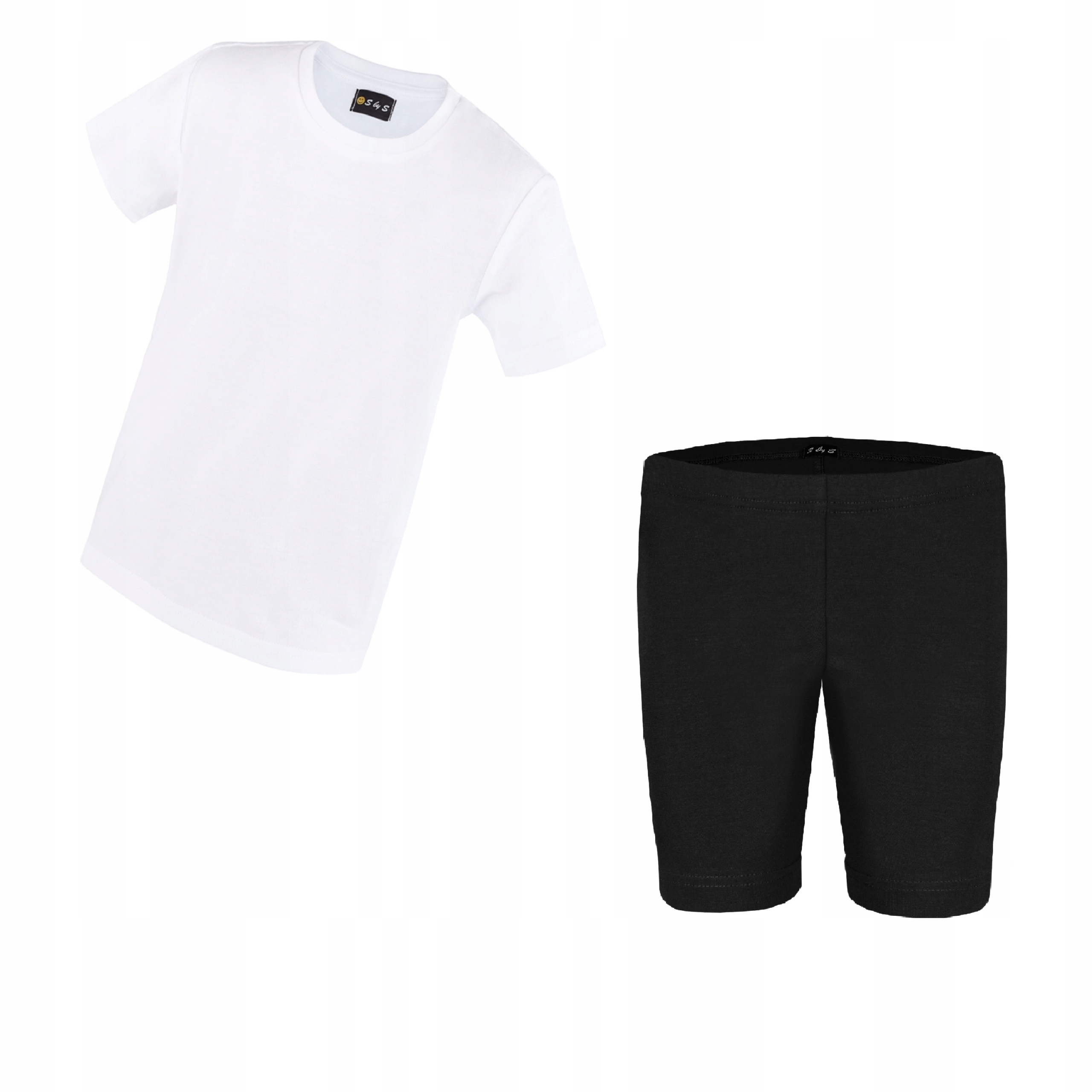 BAWEŁNA Strój na wf z kolarkami 98