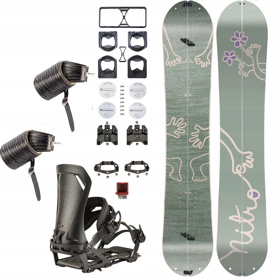 Splitboard Volta foki wiązania Vertical pucki 145