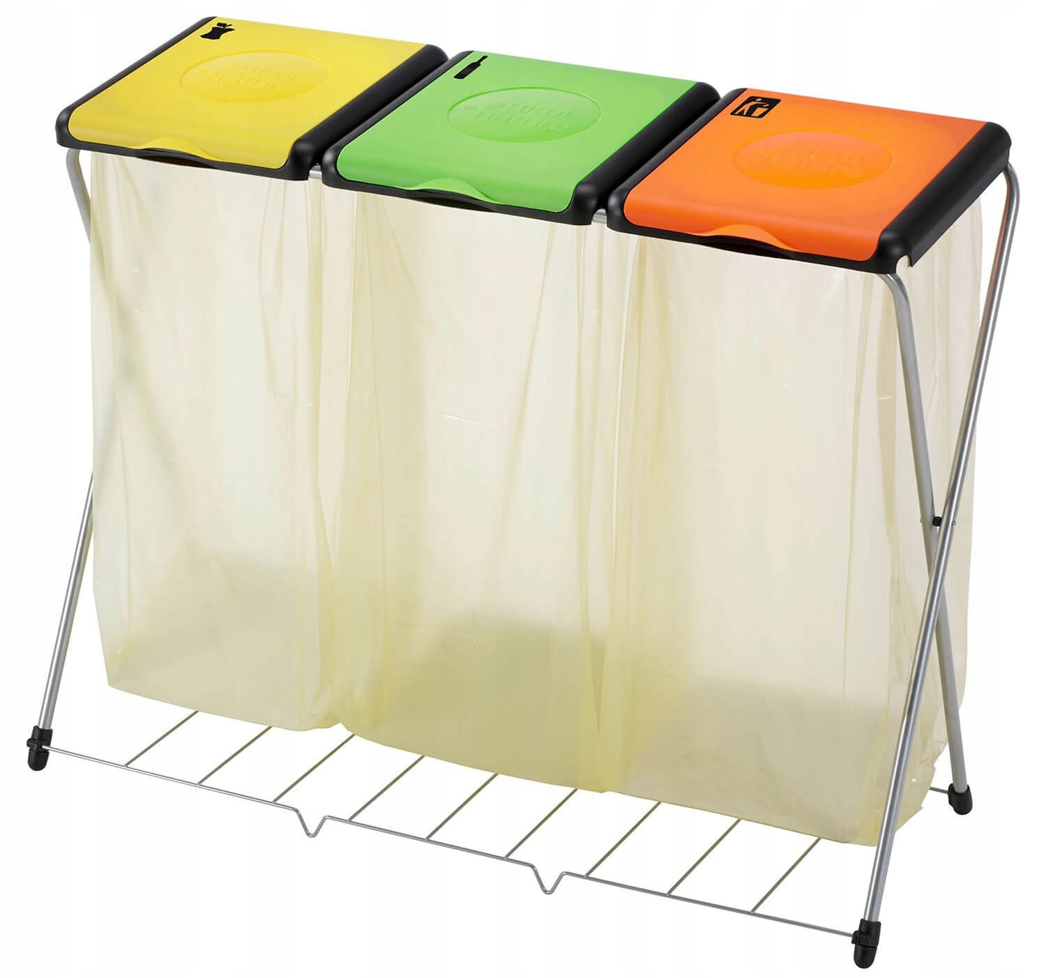 Levně Koš S Mřížkou, Stojan Na Třídění Odpadků, 3 Sáčky
