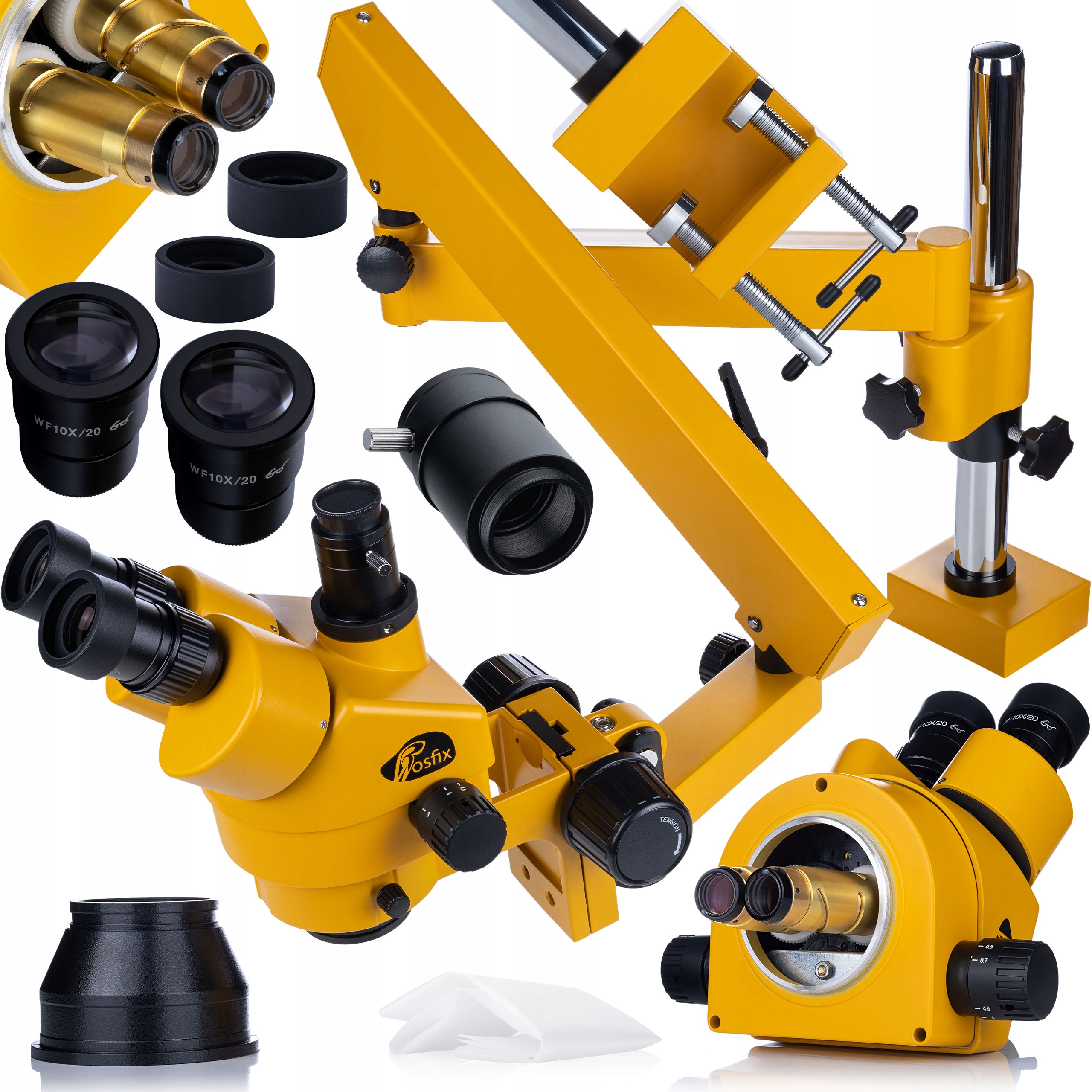 Neptune Pro Msnp-t Stereoskopický Mikroskop Trinokulární Výložník 80 CM