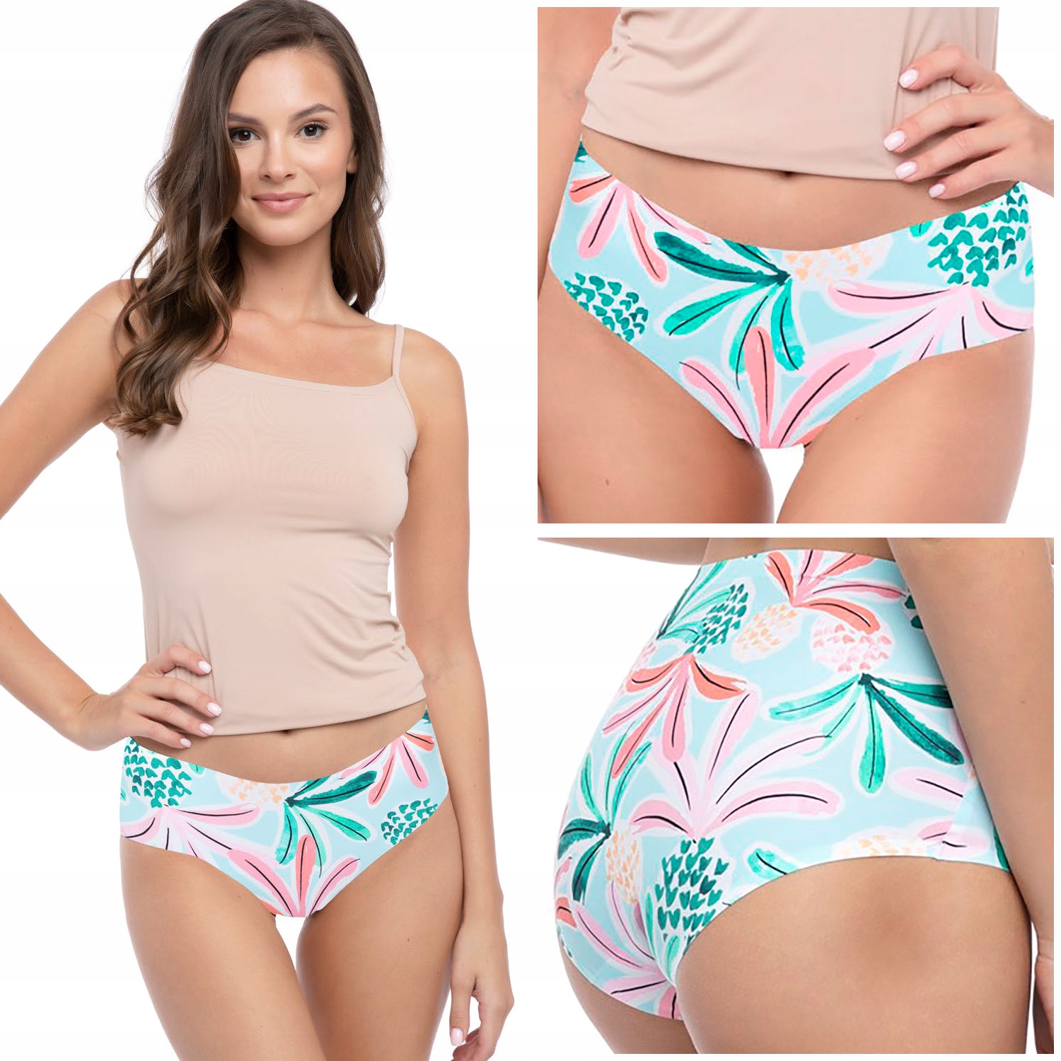 

Figi damskie Pina Colada majtki Bezszwowe XL