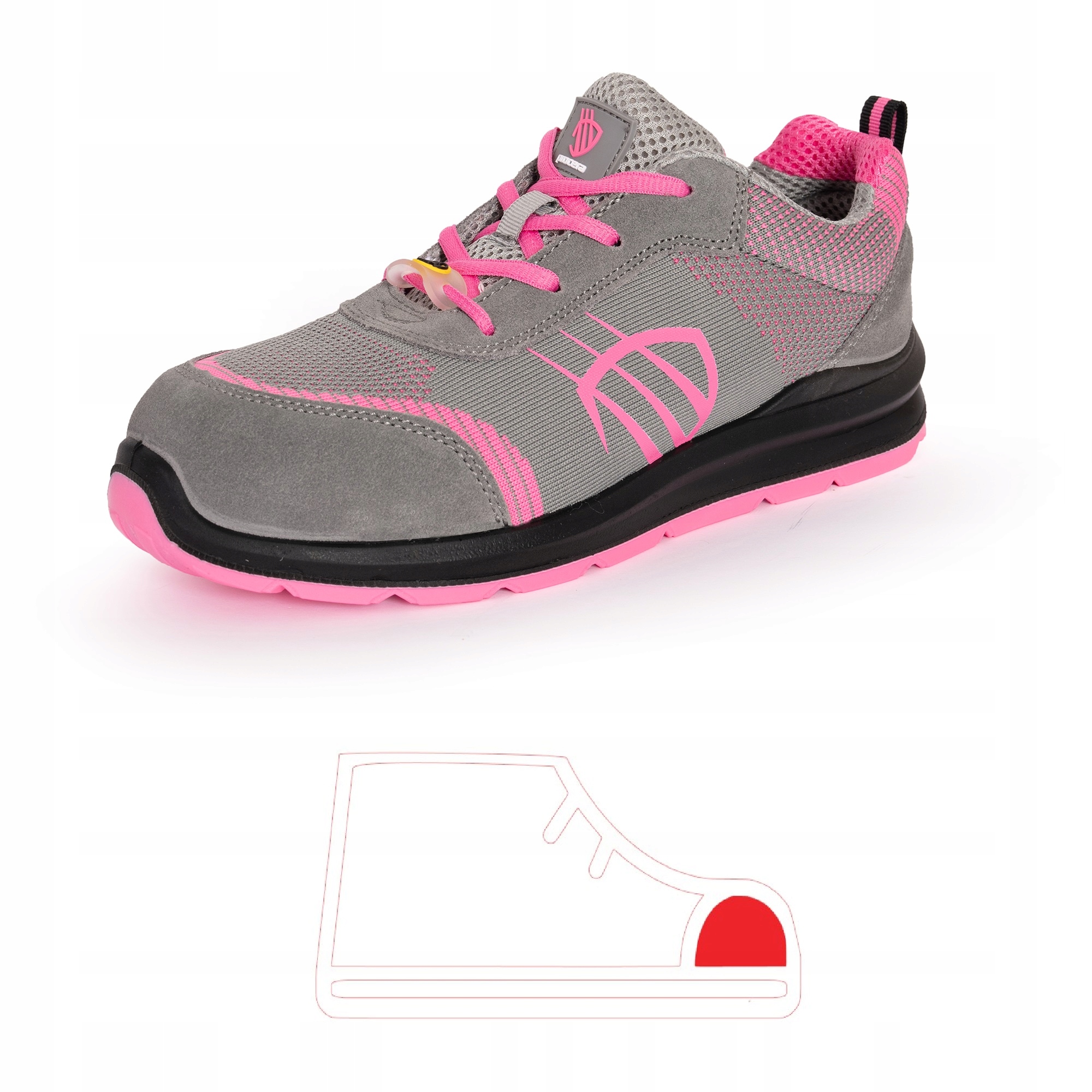 Robocze Buty Damskie Lekkie Półbuty Bhp Ochronne Procera Venus S1 Esd r. 36