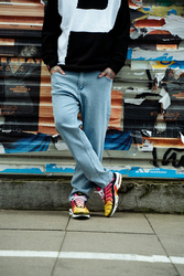 Kalhoty Prosto Jeans Baggy Oyeah Light Blue