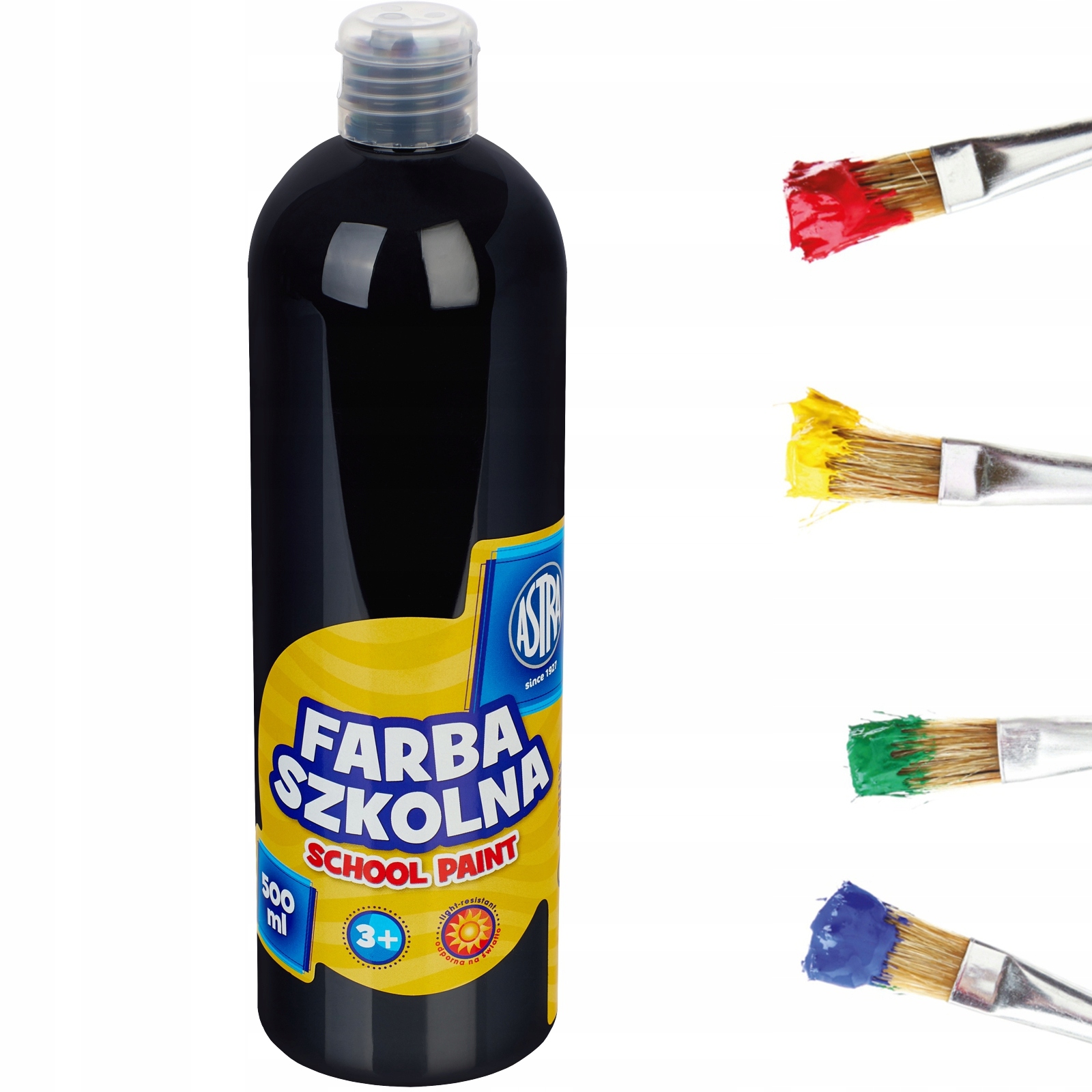 

Astra Farba Szkolna Plakatowa 500 ml czarna
