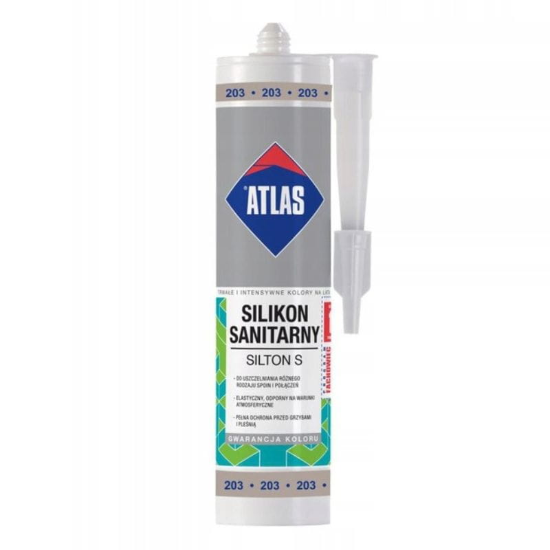 

Atlas Silikon Silton S 203 stalowy 280 ml