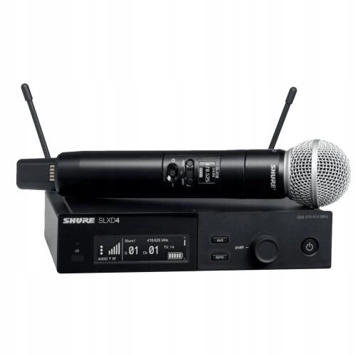 Shure SLXD24E/SM58-J53 (562 606 MHz) zestaw z kapsułą SM58