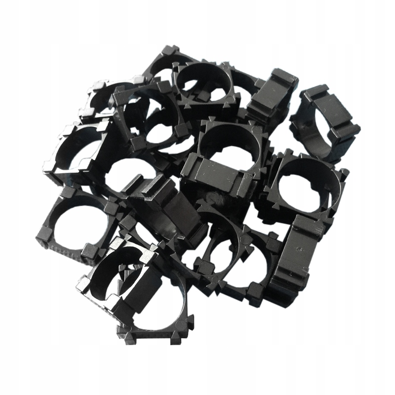 

100 szt. holder (uchwyt,koszyk) ogniwo 18650 czarn