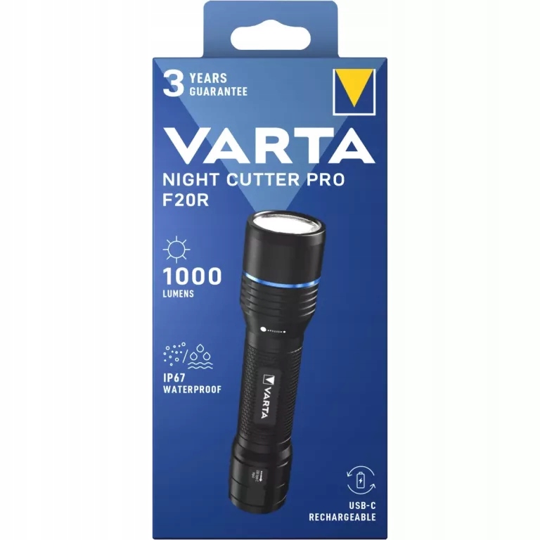 Latarka Varta Night Cutter Pro F20R 1000 Lumenów