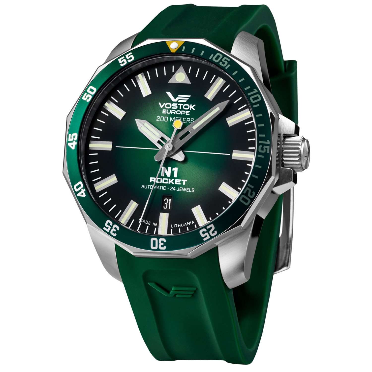 Pánské Hodinky Vostok Europe NH35A-225A710S zelené