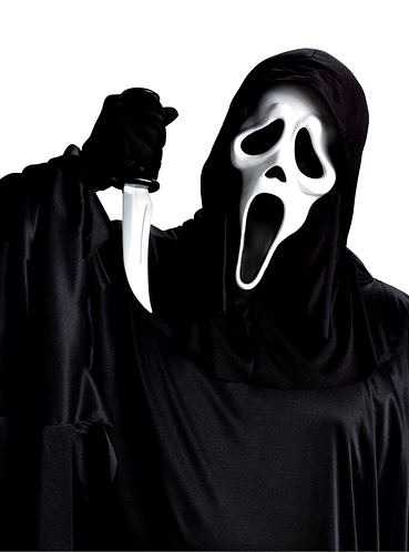 MASKA KRZYK NA HALLOWEEN STRASZANA MASKA NA TWARZ