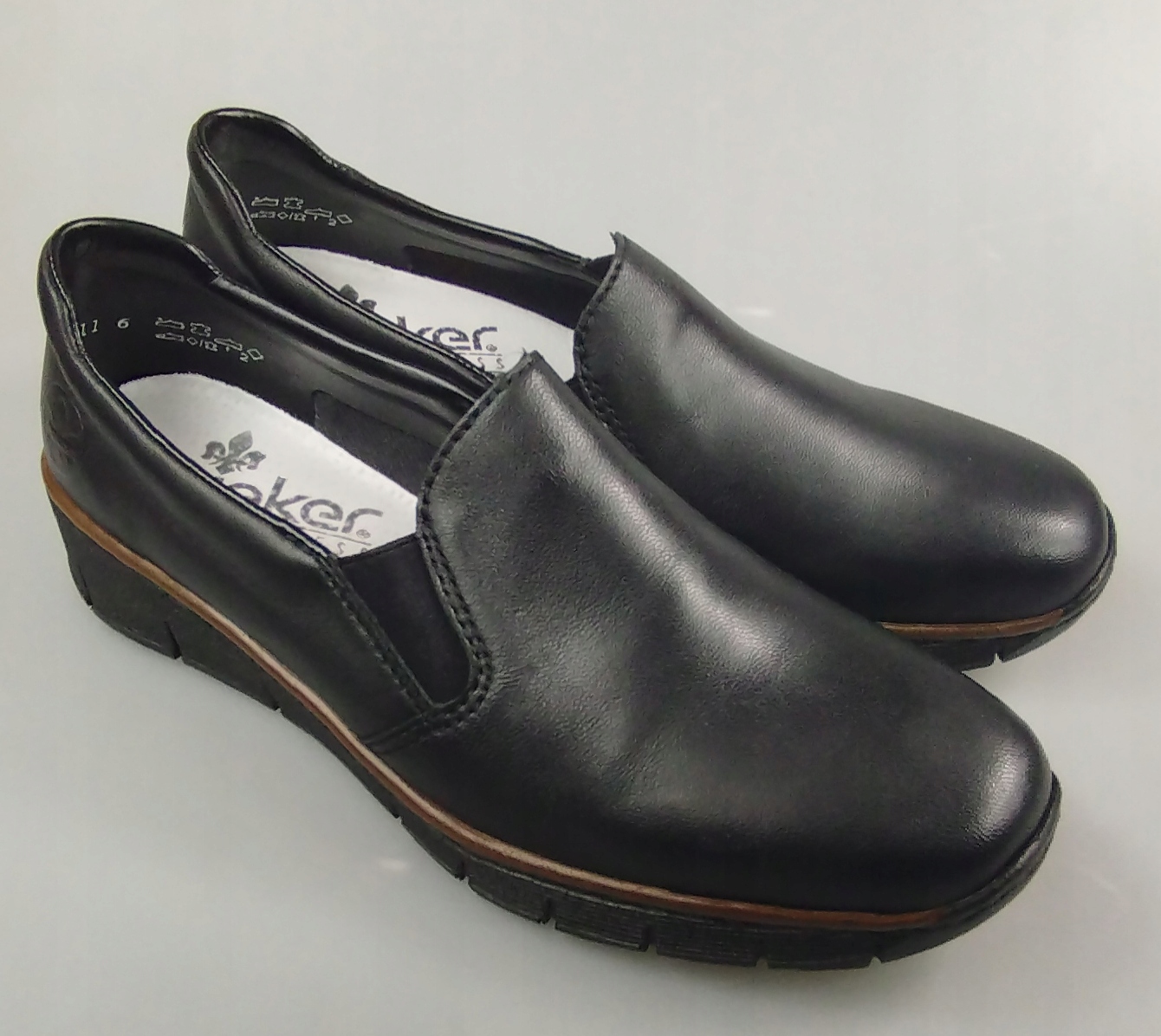 RIEKER PÓŁBUTY 53766-01 BLACK r36 Marka Rieker