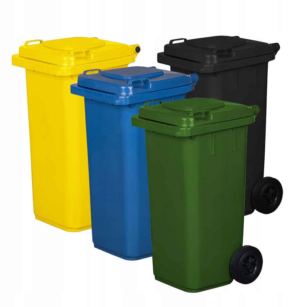 Pojemnik Kosz 240L Na Śmieci Odpady Segregacja 3+1