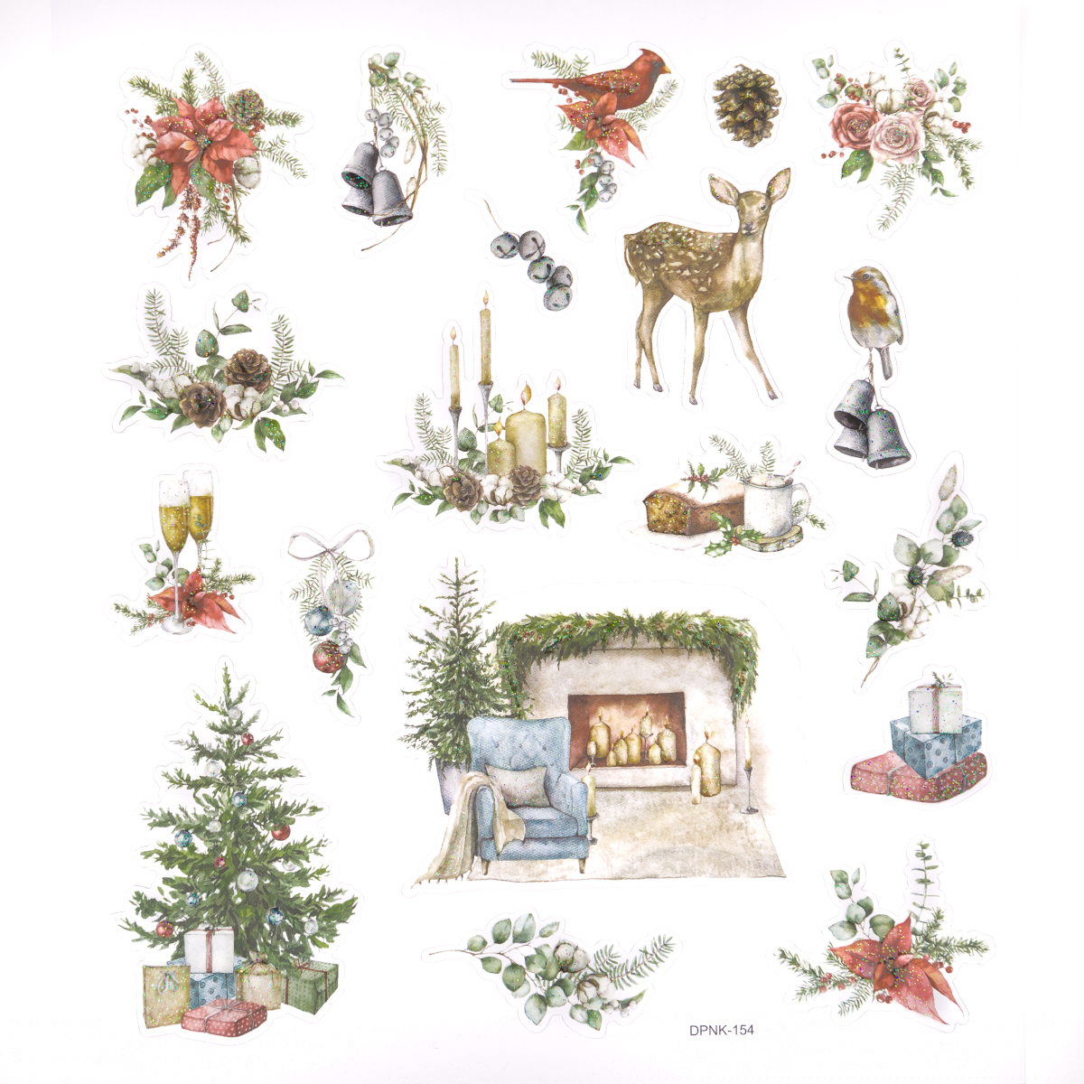 

Naklejki Z Brokatem-lovable Christmas-nature
