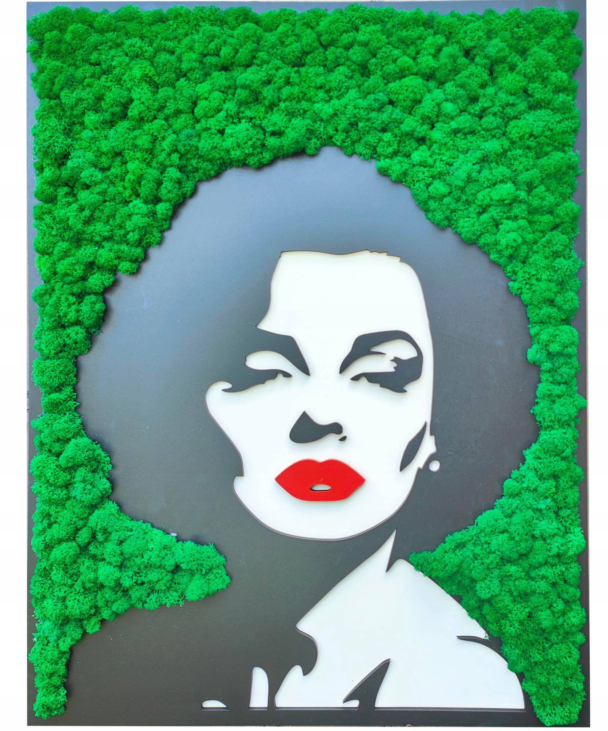 Dekorácia s chrobákom Marylin Monroe 50 cm severský lišajník 3D Obraz