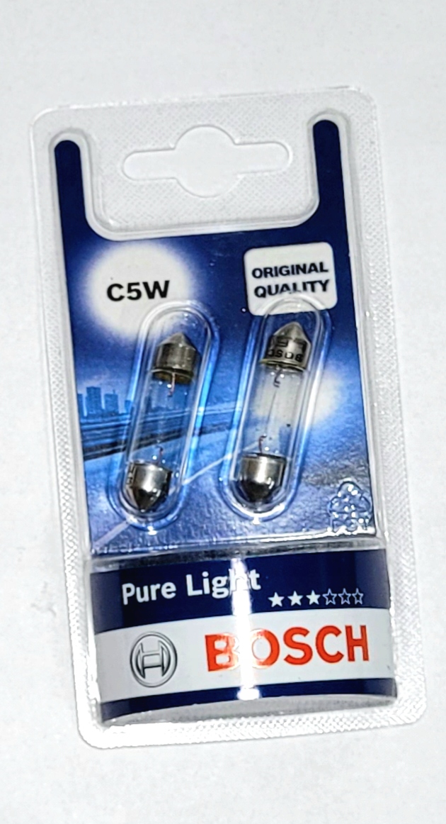 2X Żarówka Bosch C5W 5W 1987301004 Tablica Obrys
