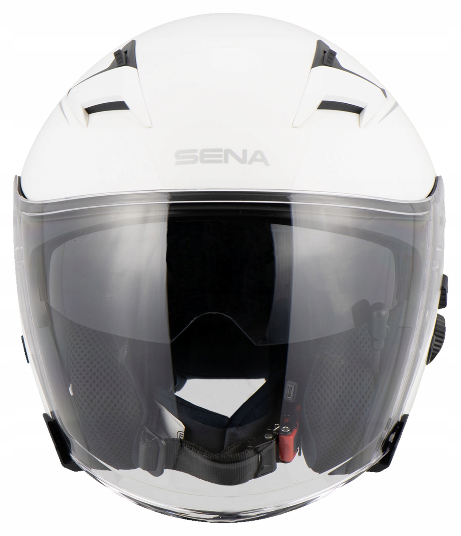 SENA OUTSTAR Kask Motocyklowy Na Chopper+Intercom Rozmiar L