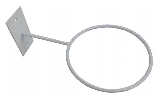 x3 WIESZAK NA PIŁKĘ MEDALE UCHWYT POD PIŁKI ŚCIENNY METALOWY KOŁO NA ŚCIANĘ Szerokość produktu 12 cm