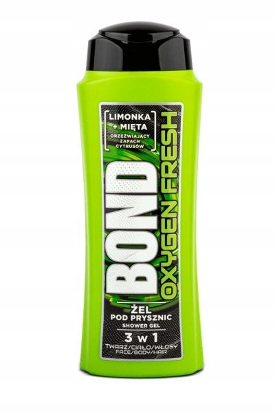 Żel pod prysznic Bond 3w1 Oxygen Fresh 400 ml x 7 EAN (GTIN) 5901501085730