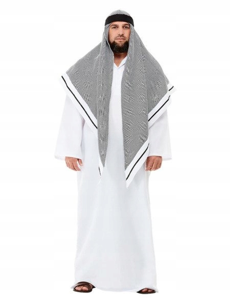 Kostým Bílý Szejk Szejka Arab Sultán L