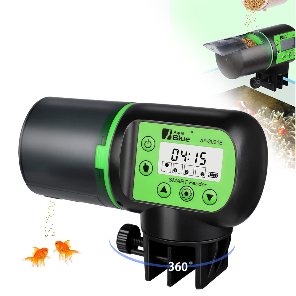 Levně LCD Automatické Krmítko S Časovačem 200 ML