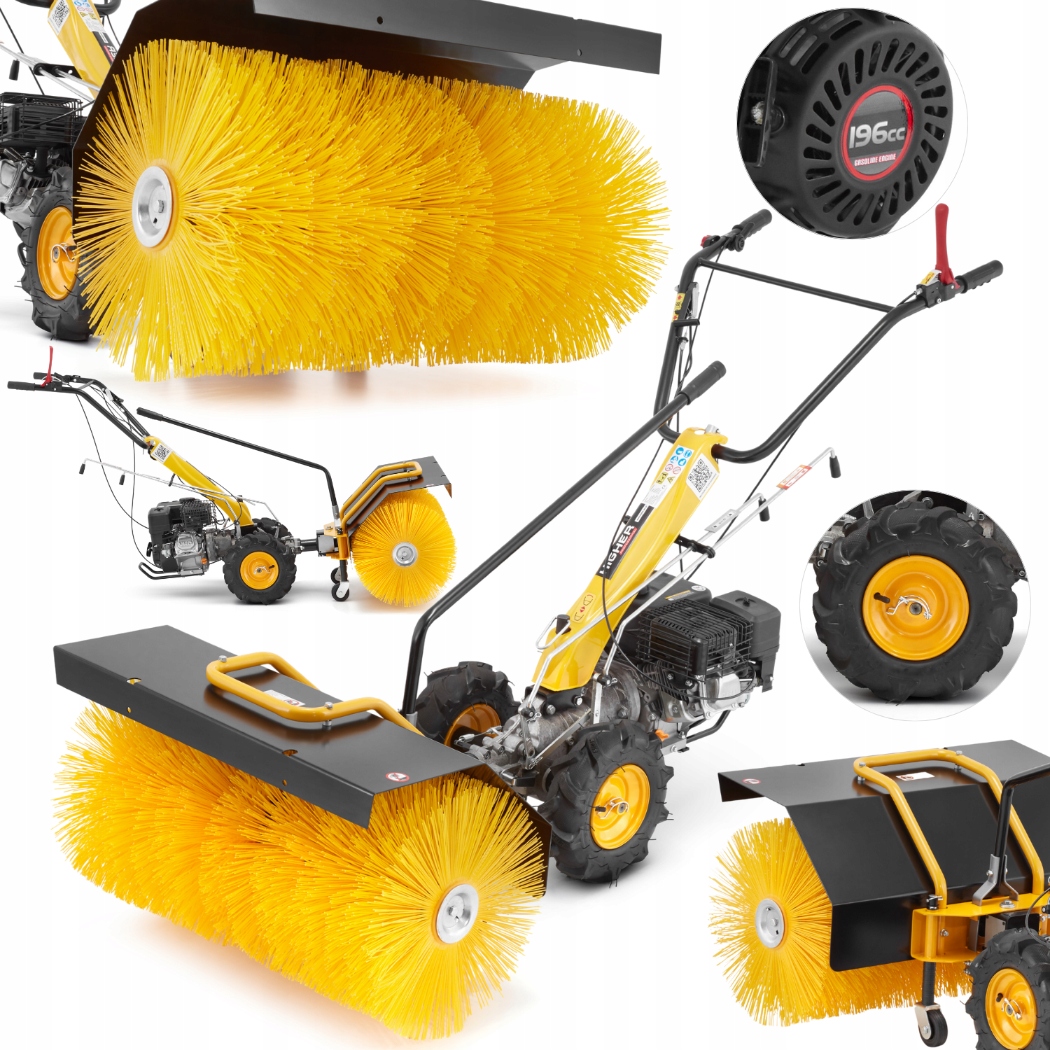 Najlepsza Zamiatarka odśnieżarka spalinowa traktor z napędem dzik Loncin