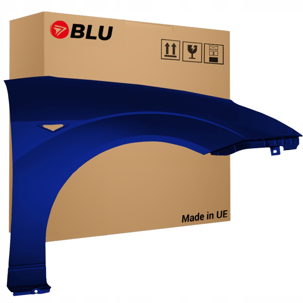 Blu Blatník Ford Focus MK1 I H8 pravý modrý 98-04 přední pozink