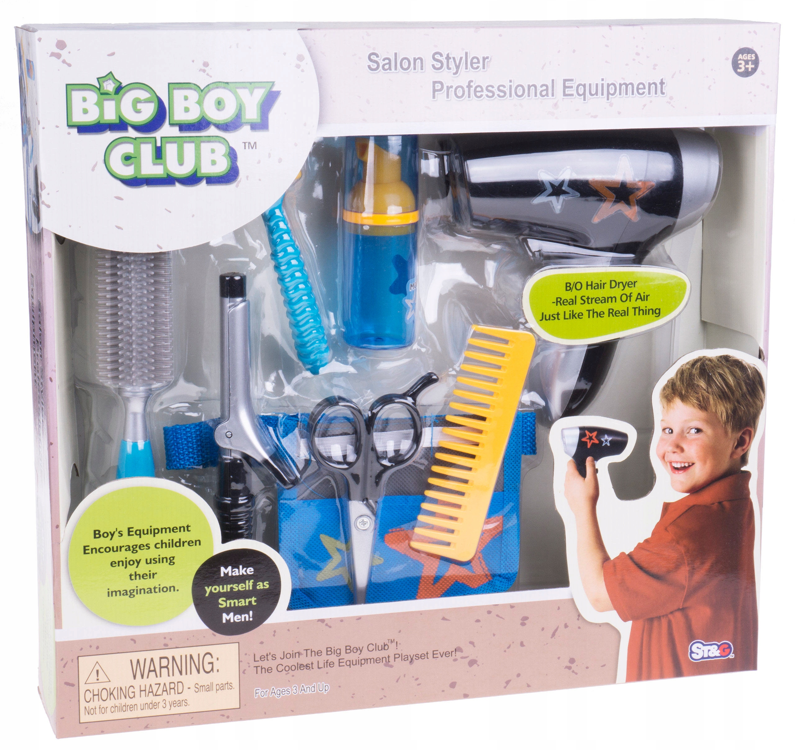 

Zestaw Fryzjerski Chłopięcy Suszarka Lokówka Akc