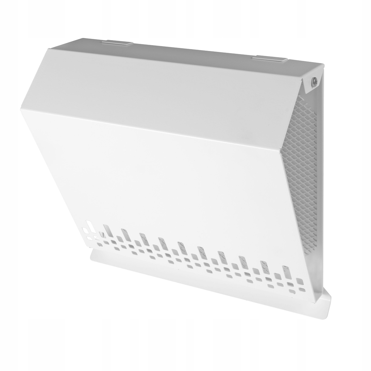 Černá nástěnná kovová lampa fi200, bílá Awenta Pro