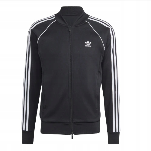Pánská mikina Adidas 3-STRIPES IM4545 sportovní rozepínací černá Vel. L