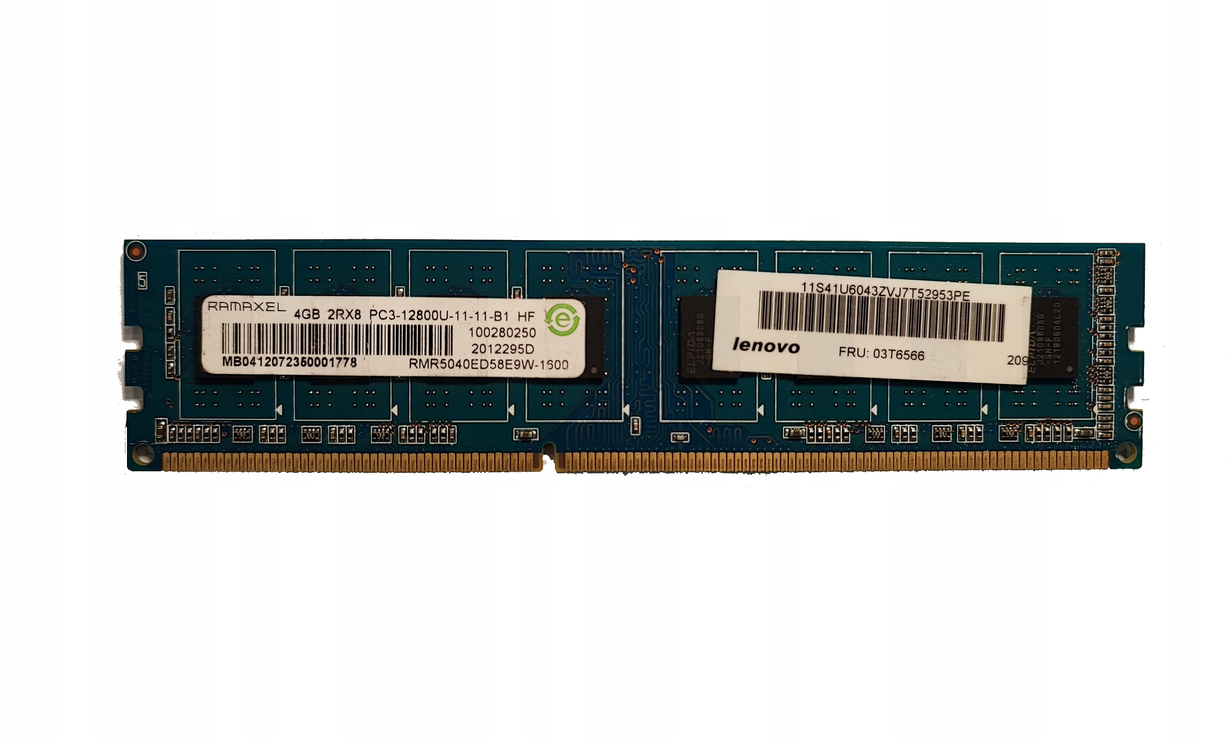 Ramaxel 4gb 1600mhz Ddr3 w Pamięć RAM GB