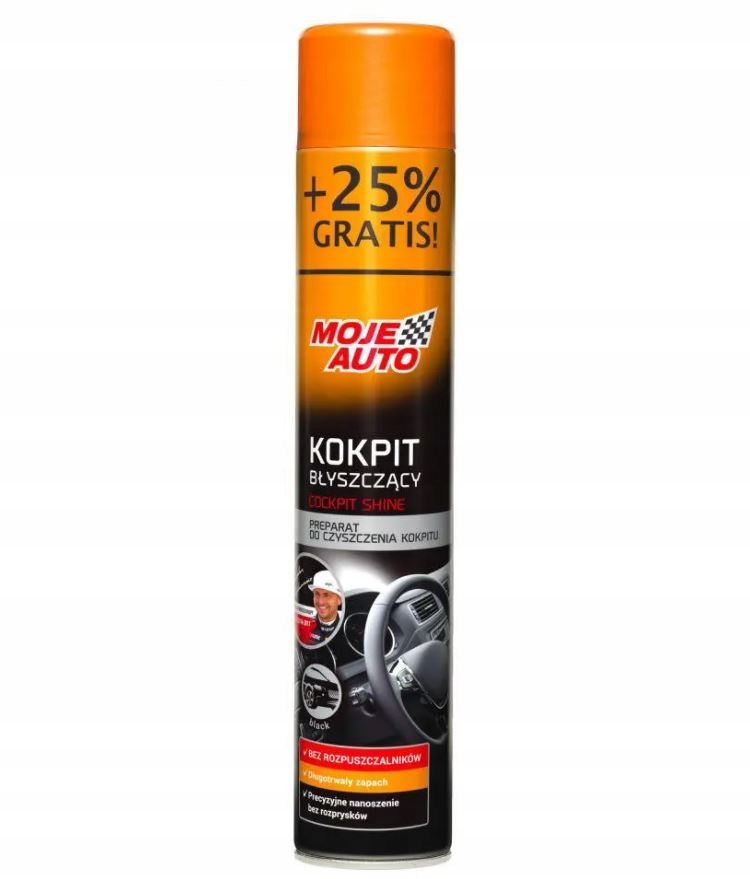 

Preparat Do Kokpitu Błyszczący Black 600ML