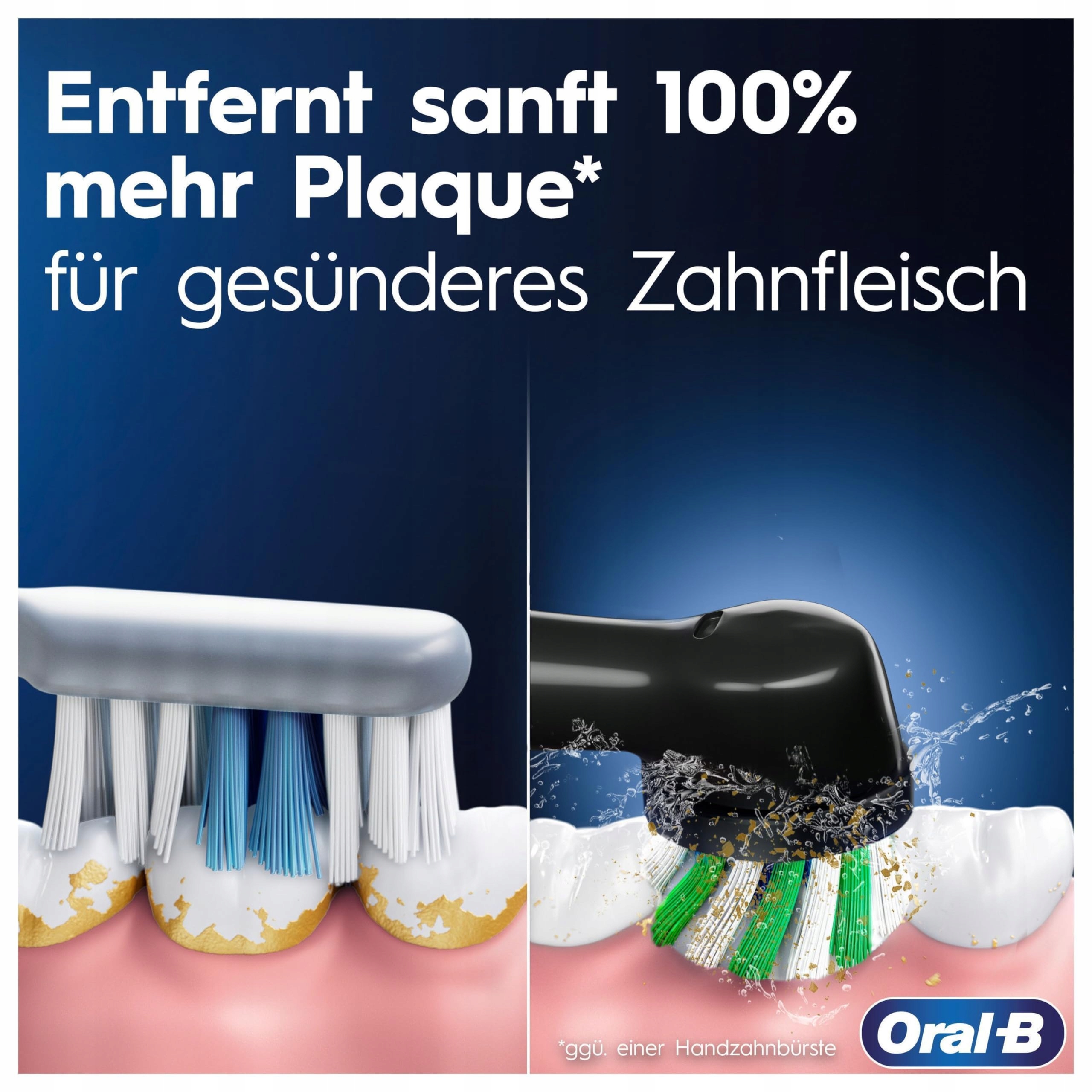 ORAL-B Pro Series 3 Plus Szczoteczka Elektryczna 3 Końcówki 3 Tryby Czarna — miniatura 4