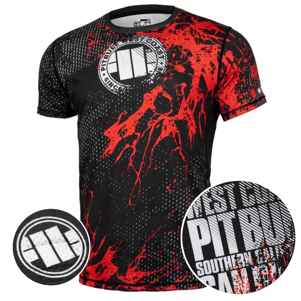 Koszulka treningowa krótki rękaw Pitbull XL czarny