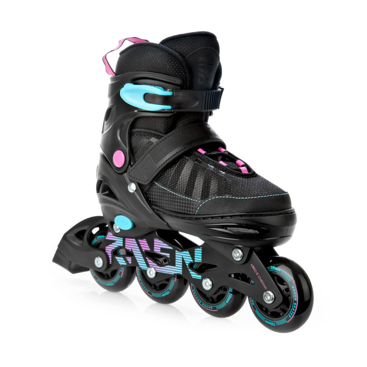 Rolki Raven Regulowane Oxen Mint Pink