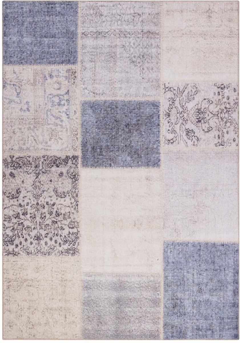 Orientálny koberec do obývačky, modrý, 200 x 290 cm