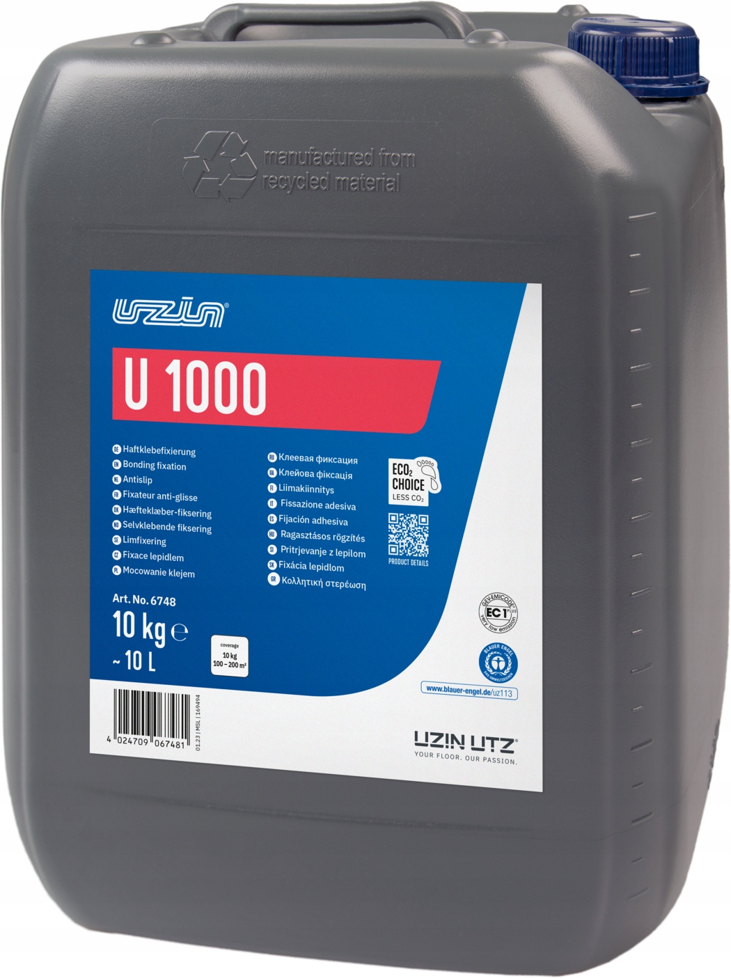 Lepidlo na suchý zips Uzin U 1000 10 kg