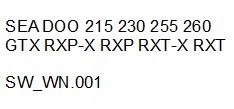 WAŁ WAŁEK NAPĘDOWY SEA DOO 215 230 255 260 GTX RXP EAN (GTIN) 0000030004269