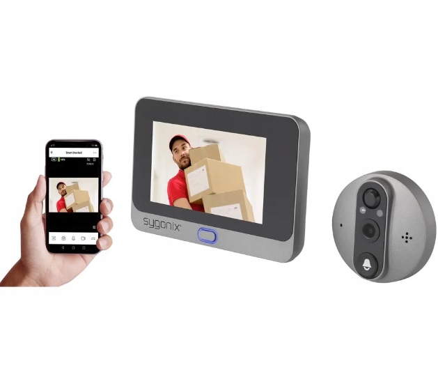 Zvonček s kamerou Videovrátnik Sygonix SY-5050582