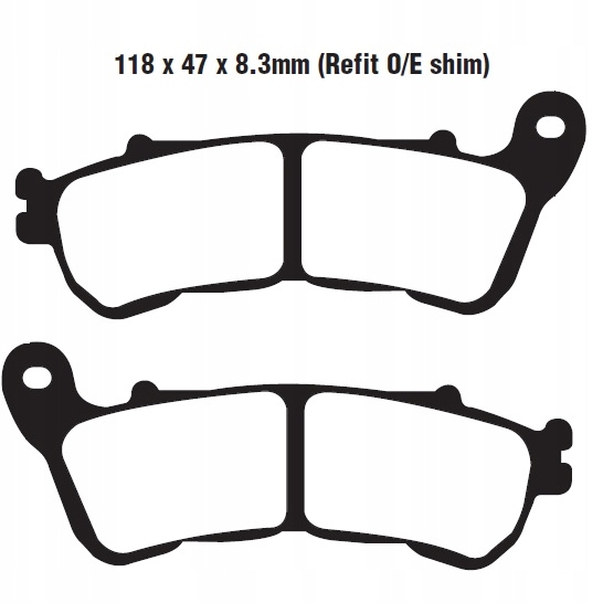 KLOCKI HAMULCOWE HONDA XL 1000 VARADERO PRZÓD
