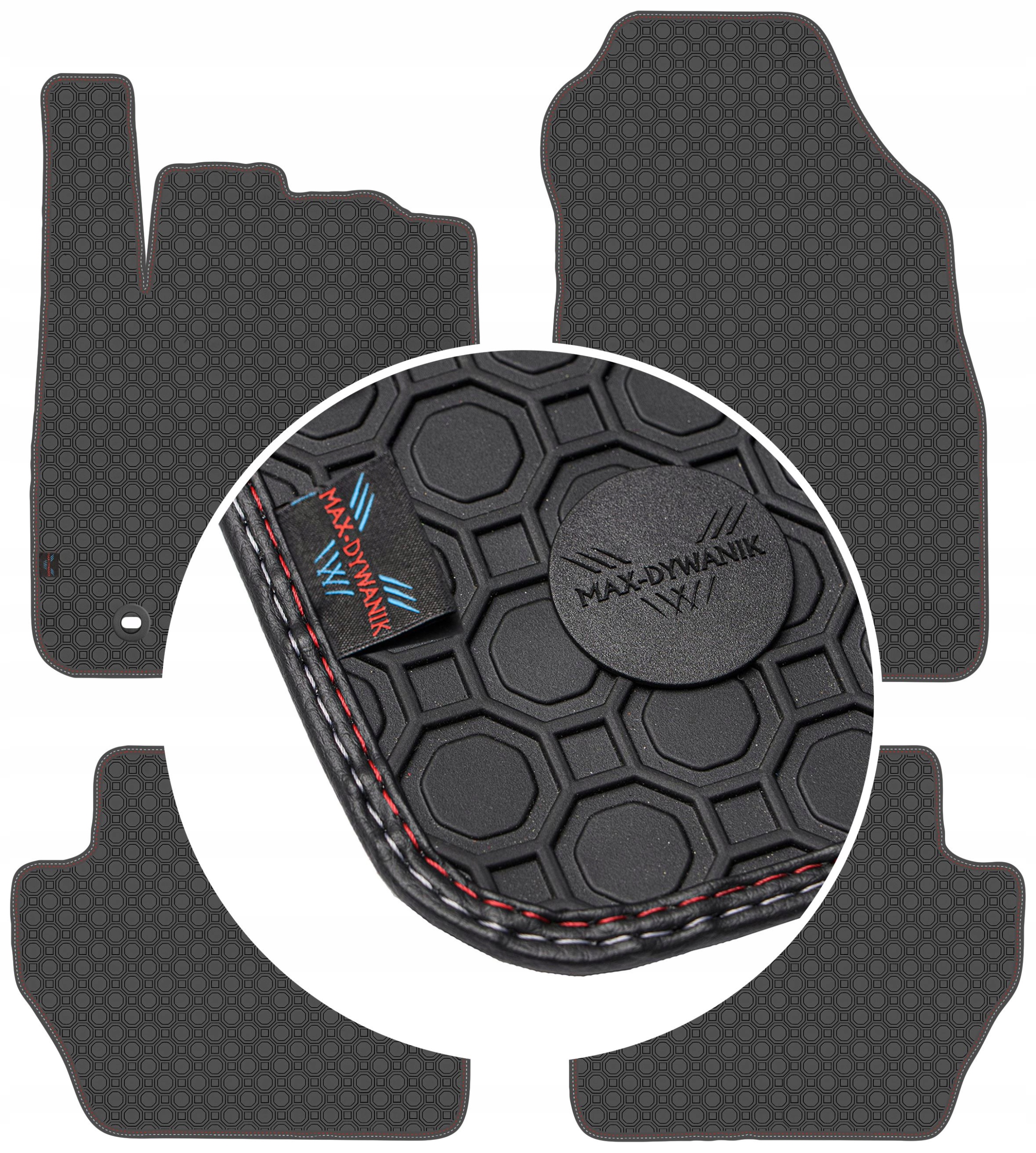 Ford Fiesta MK6 2008-2011 Koberce Čierne