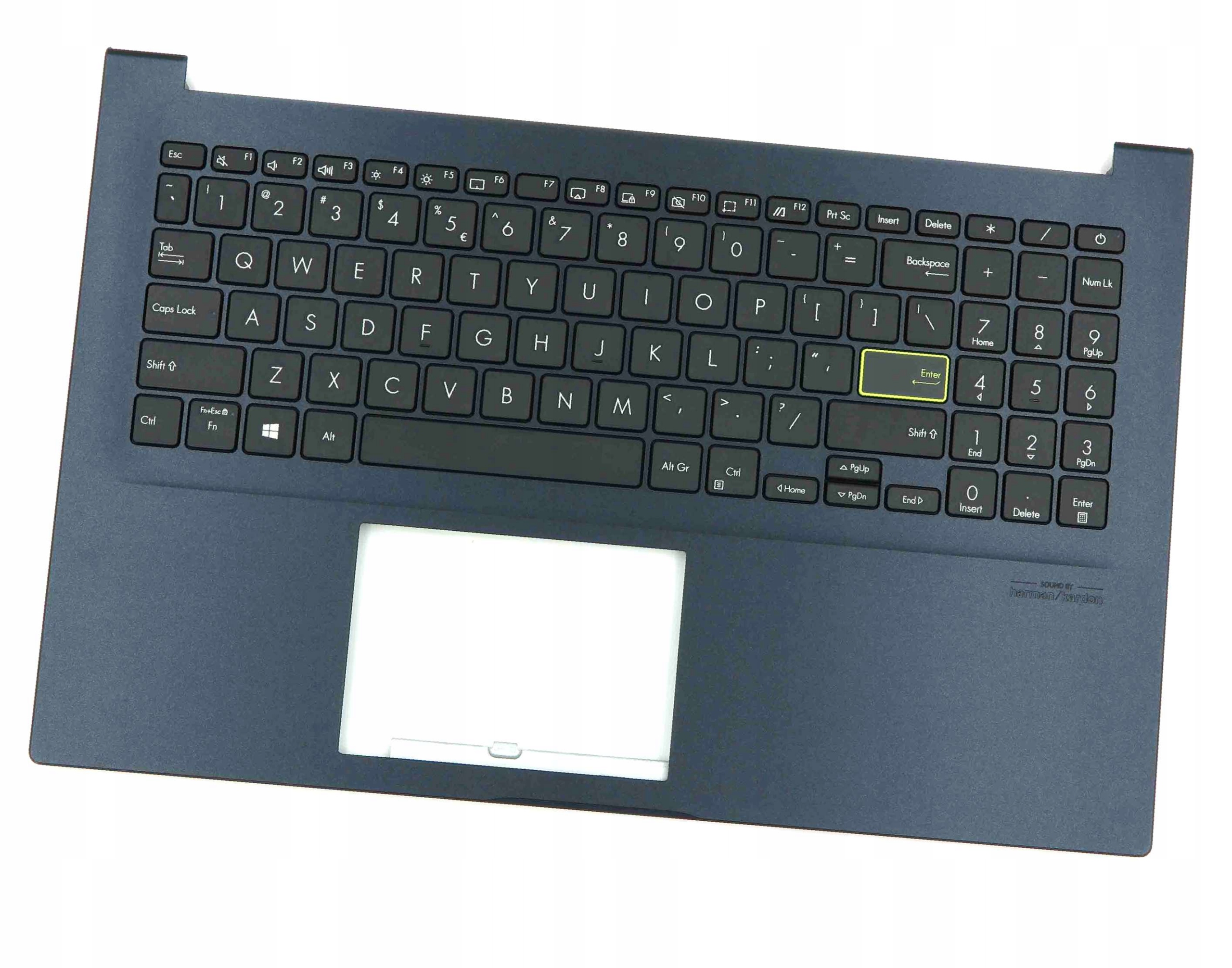 Klawiatura do Asus VivoBook 15 D513IA X513IA niebieski Palmrest obudowa