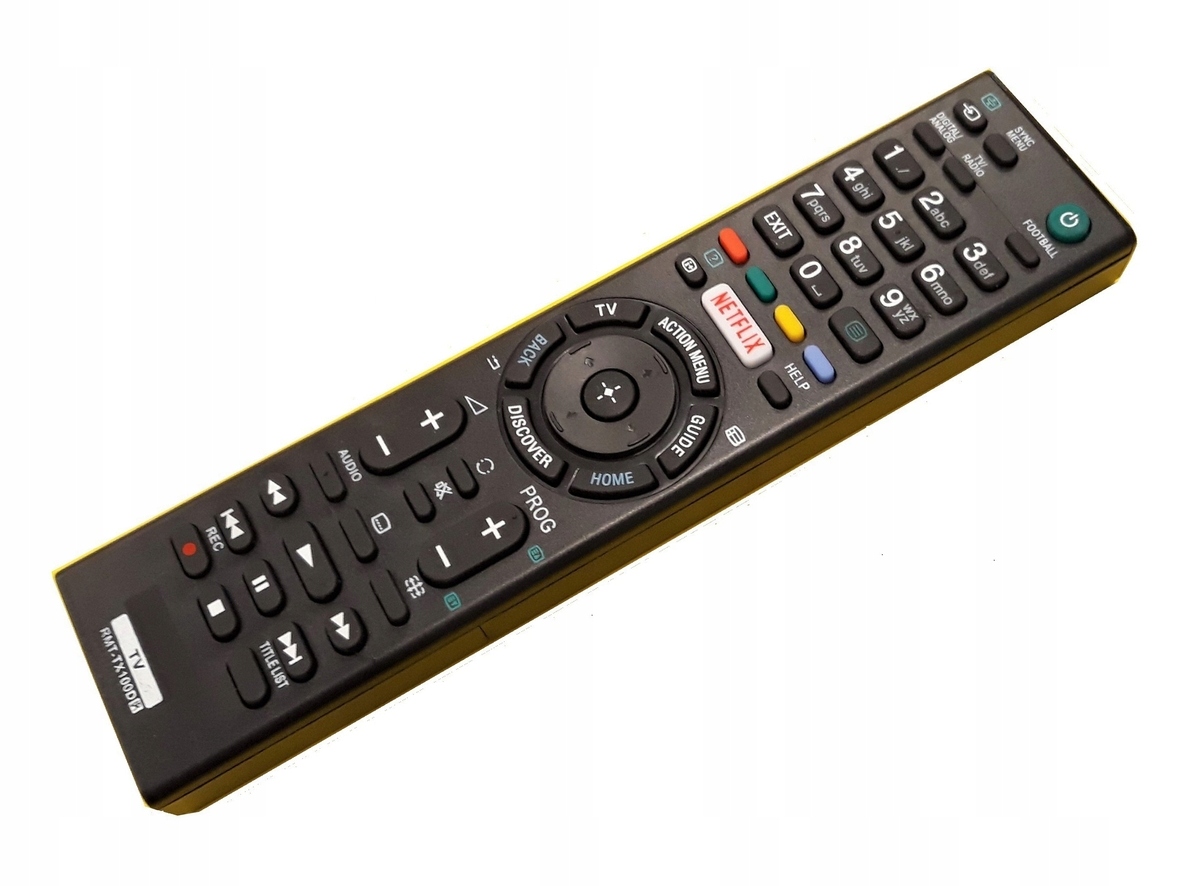 Pilot TV Sony UNIWERSALNY LCD NETFLIX RMT-TX100U D