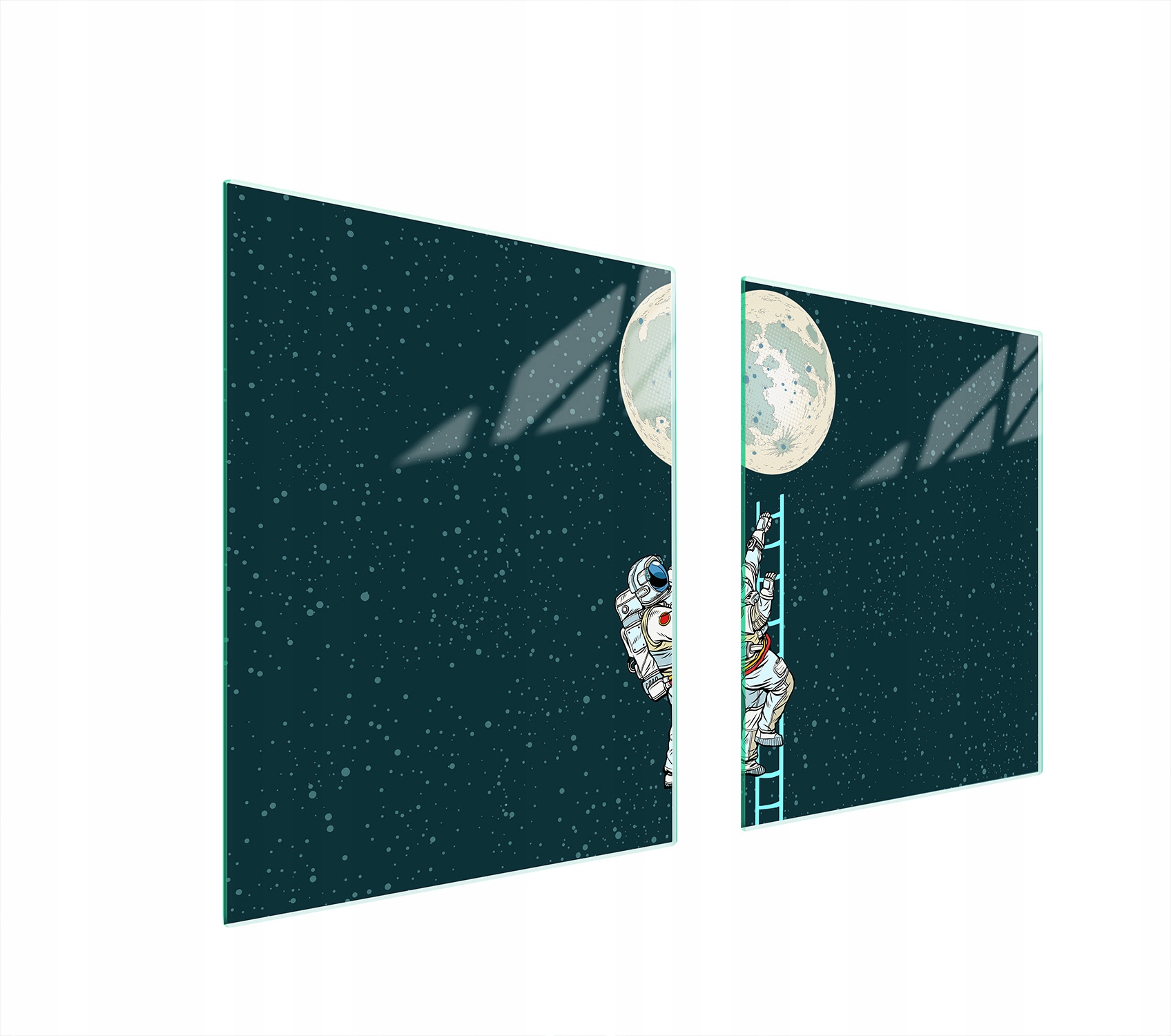 Skleněná Ochranná Deska Na Sporák 85x52 Měsíc Tvrzené Sklo