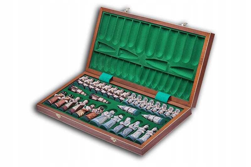 RĘCZNIE MALOWANE SZACHY "FANTAZJA" Producent Sunrise Chess & Games