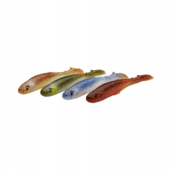 4x Guma Na Sandacza Łowna Slender Scoop Shad 13CM 12G Clea MIX Kolor
